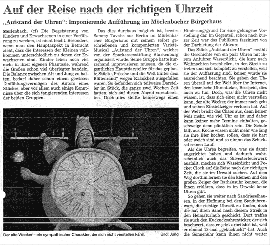 Odenwälder Zeitung 9.11.2005 - 1