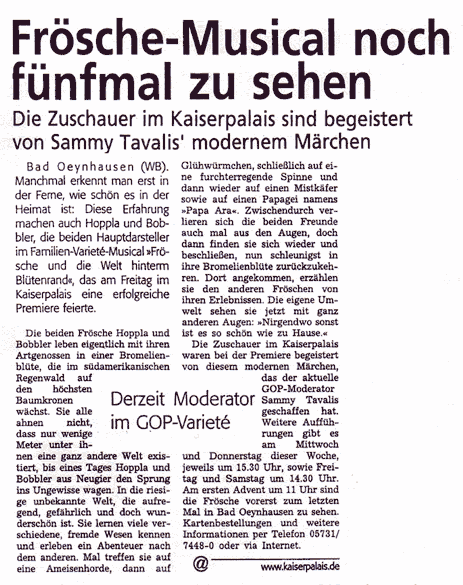 Westfalenblatt vom 23.11.2004